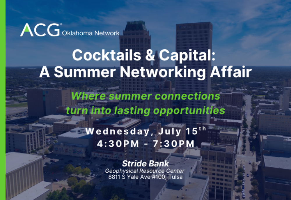 2026 ACG Oklahoma July Tulsa Networking